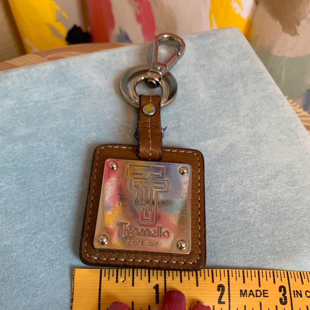 Tignanello Leather Keychain - Picture 3 of 5